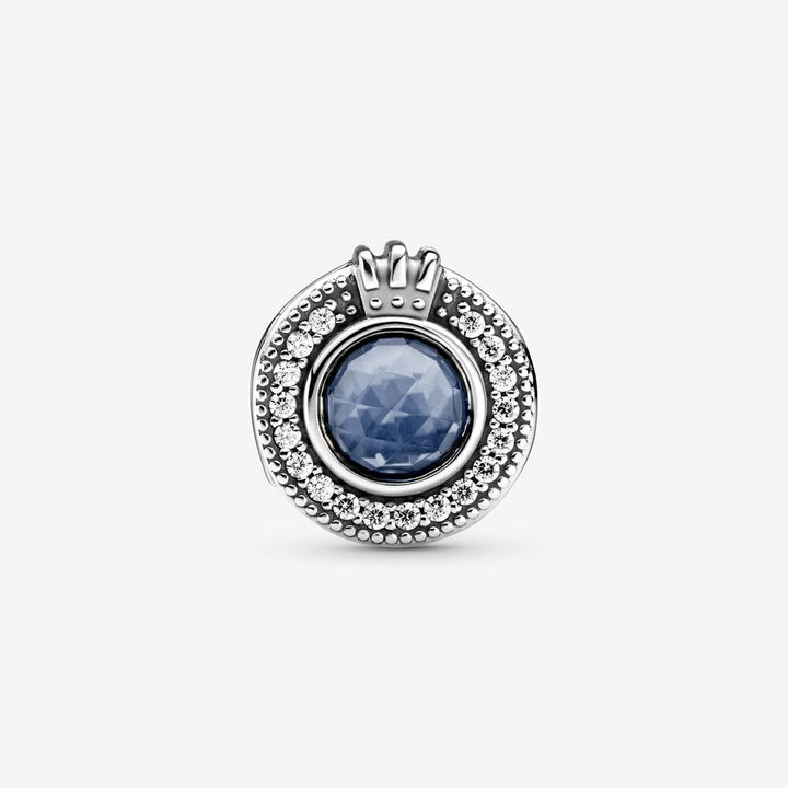 FINAL SALE - Pandora Sparkling Blue Crown O Charm