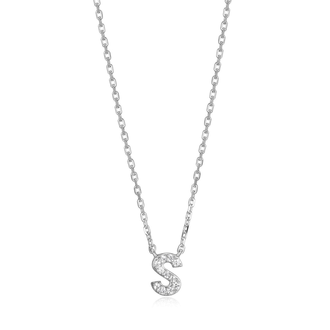 Reign Initial Necklace, S