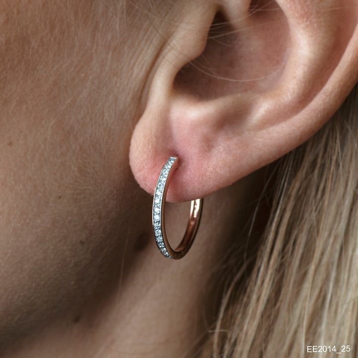 10K Diamond Hoops, 0.25 TDW