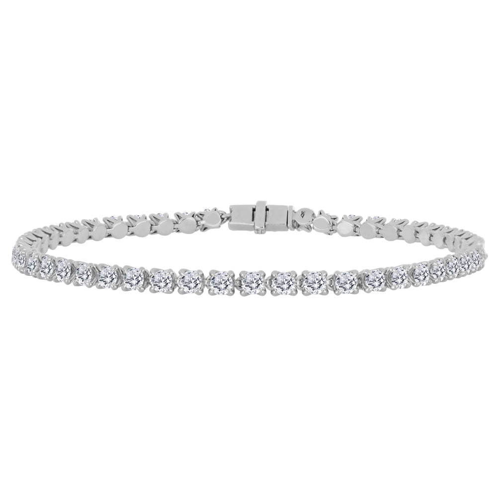 14 Karat Tennis Diamond Bracelet, 5.00TDW