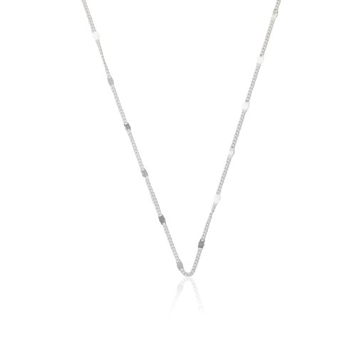 Sterling Silver Station Chain- 16"