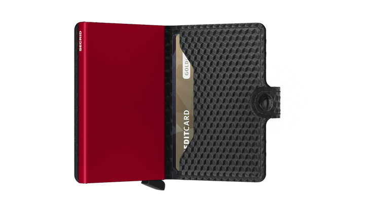 Secrid Slimwallet Cubic Black Red