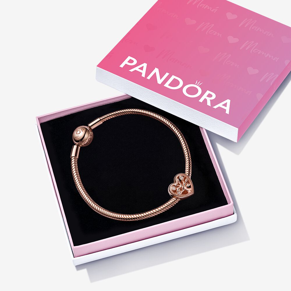 Pandora 14k rose gold plated u