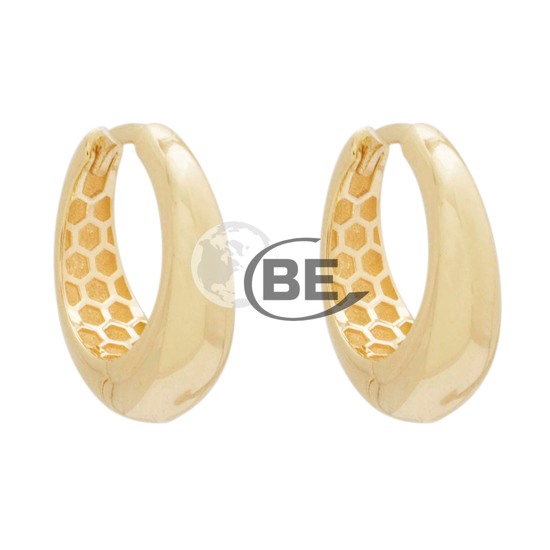 10k yellow gold wider tapered