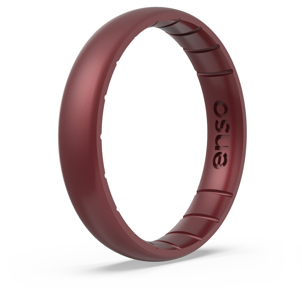 ENSO Silicone Ring- Ruby, SZ 7