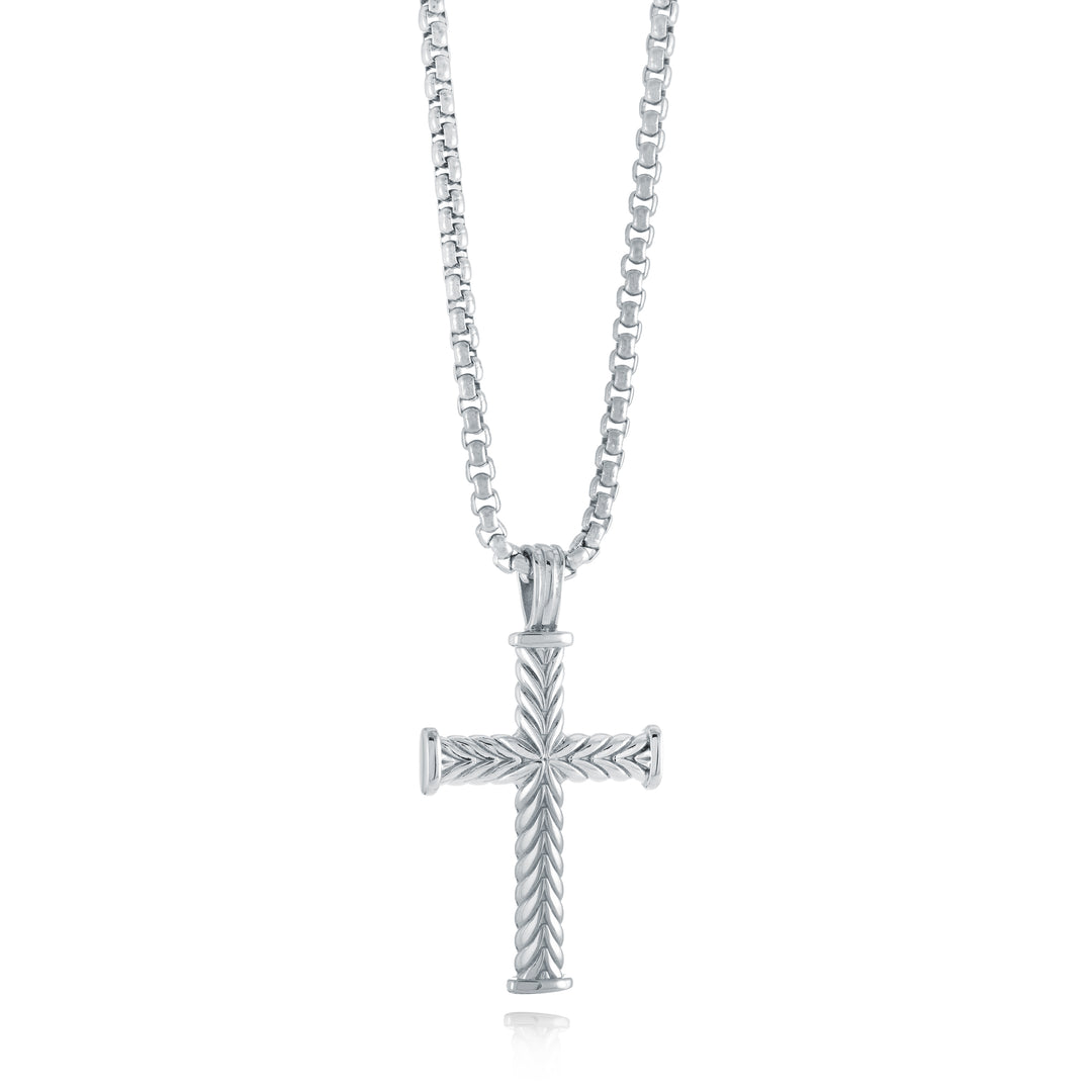 Stainles Steel Cross Necklace.