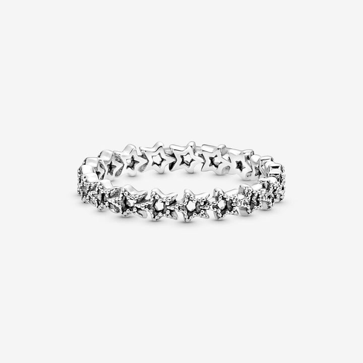 Pandora Band of Asymmetric Stars Ring, Size 5