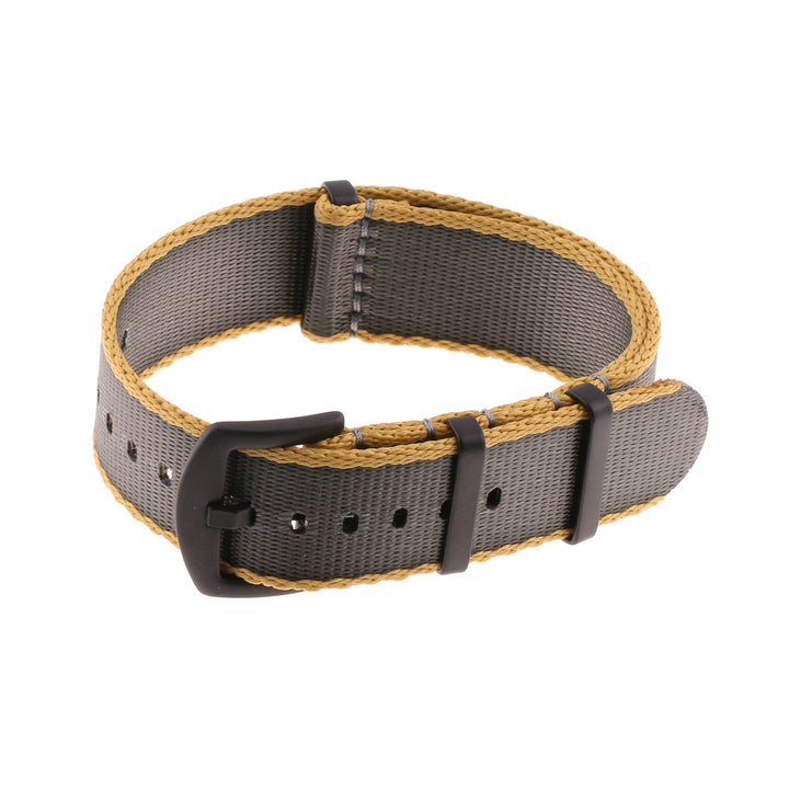 Seat belt nato strap dark grey