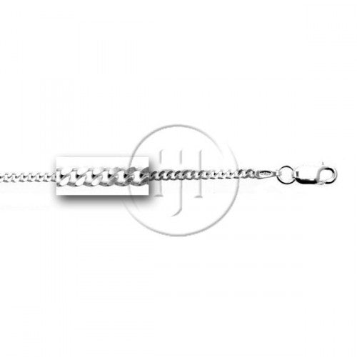Sterling Silver Curb Link Chain, 22"