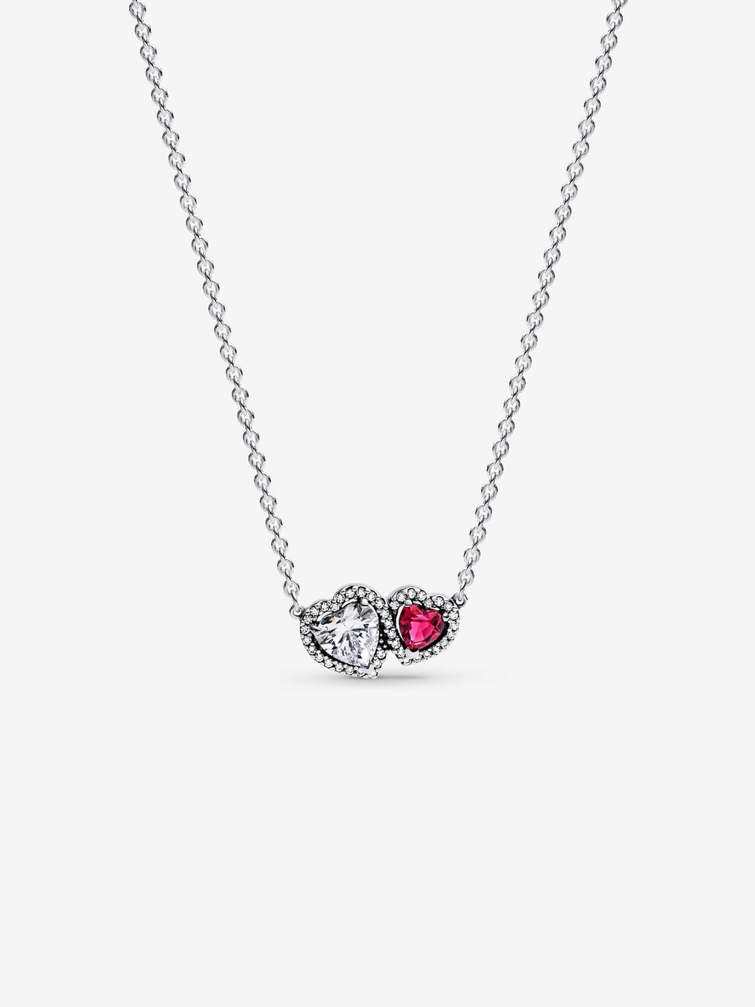 Pandora Halo Hearts Pendant Necklace