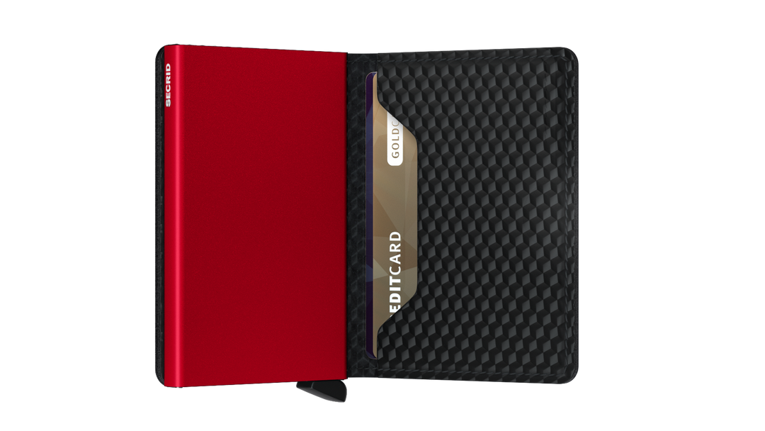 Secrid Miniwallet Cubic Black-Red