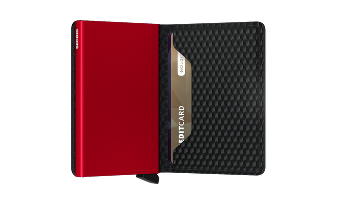 Secrid Miniwallet Cubic Black-Red