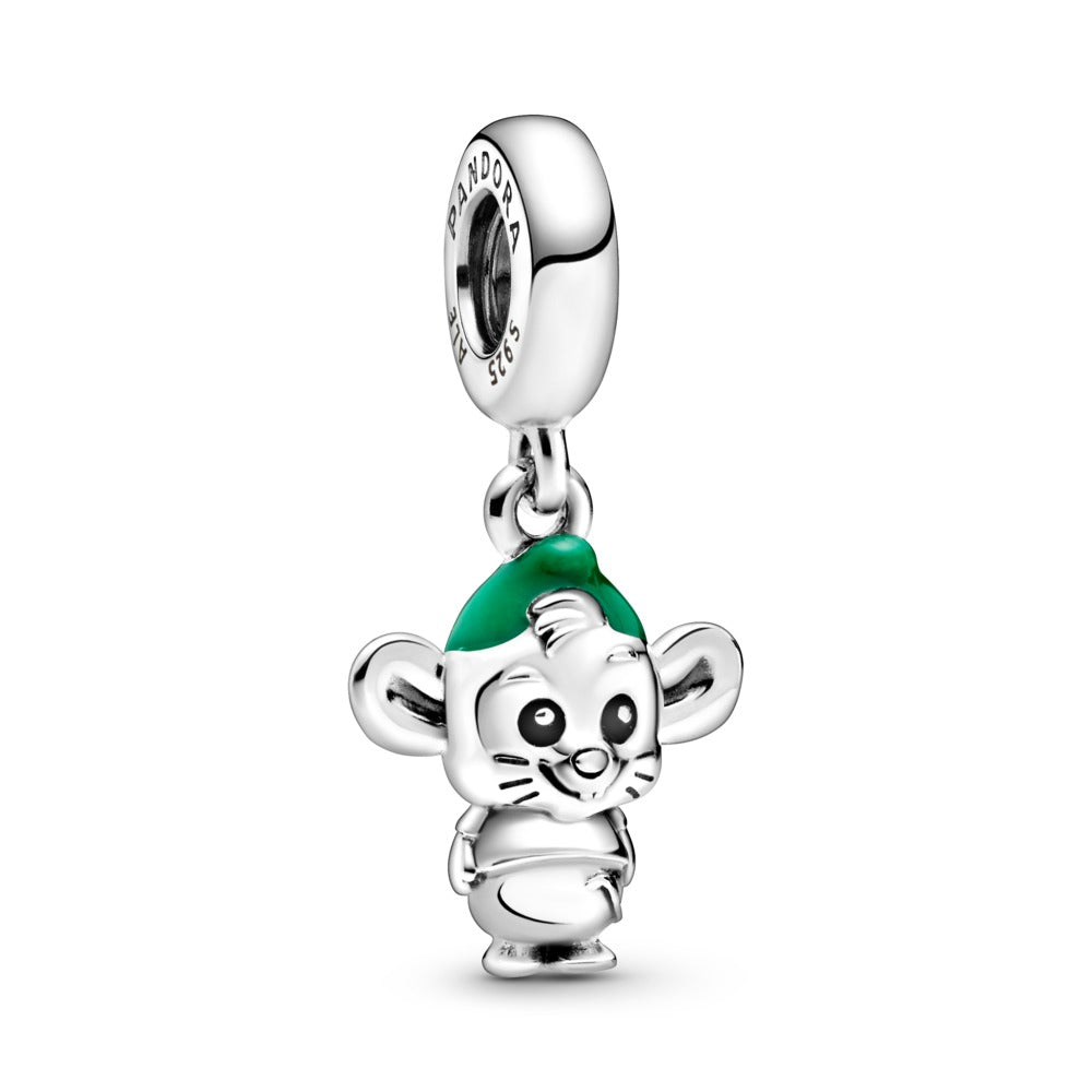 FINAL SALE - Pandora Disney Cinderella Gus Mouse Dangle Charm