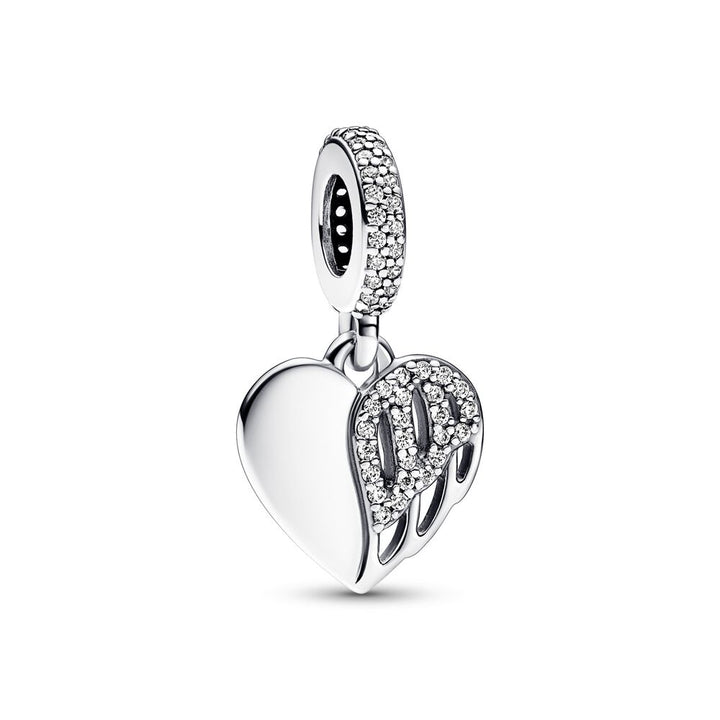 Pandora Heart & Angel Dangle Charm