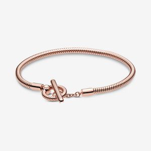 FINAL SALE - Pandora Moments T-Bar Snake Chain Bracelet, 6.7"