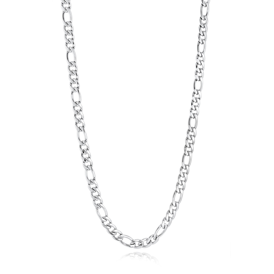 Italgem Stainless Steel Figaro Chain, 22"