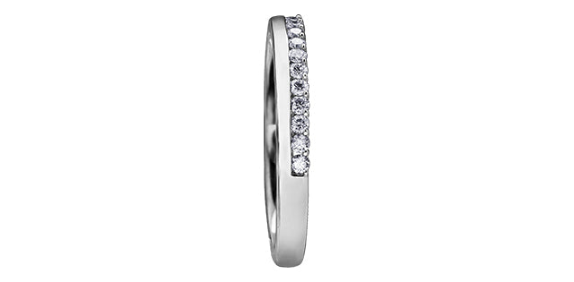 10K Offset Diamond Band