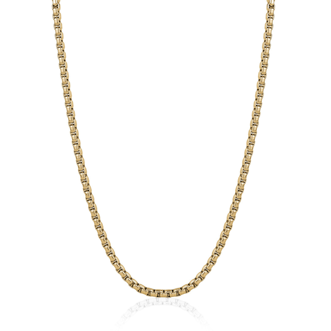 Italgem Gold Tone Box Chain, 26"