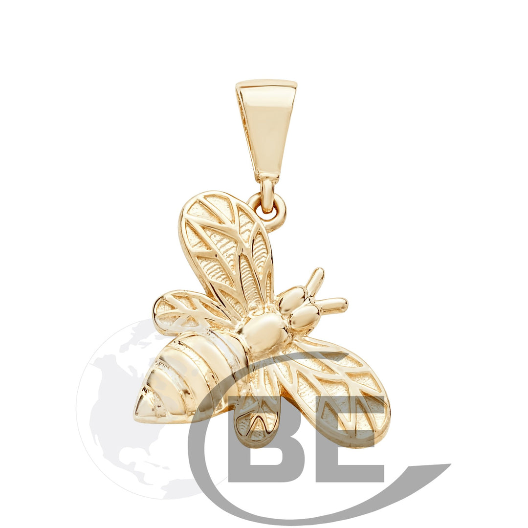 10K Bee Pendant