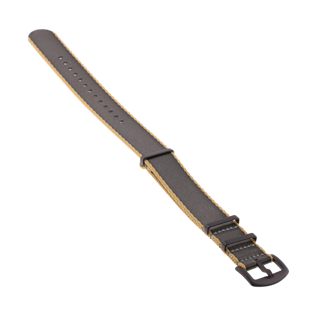 Seat belt nato strap dark grey