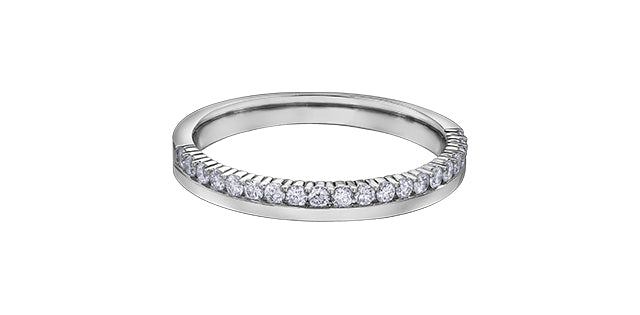 10K Offset Diamond Band