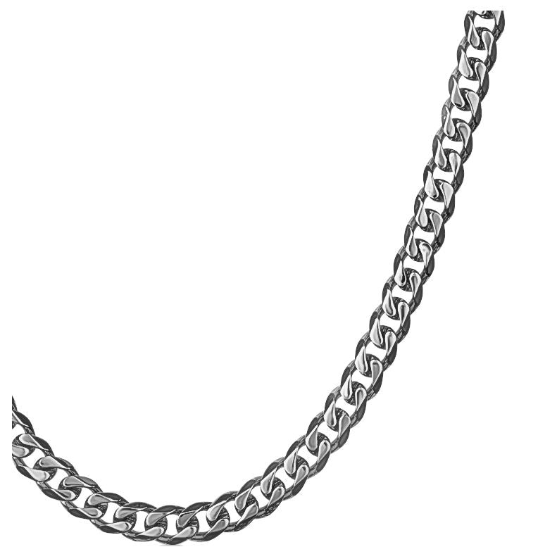 Steel Curb Anklet- 9"