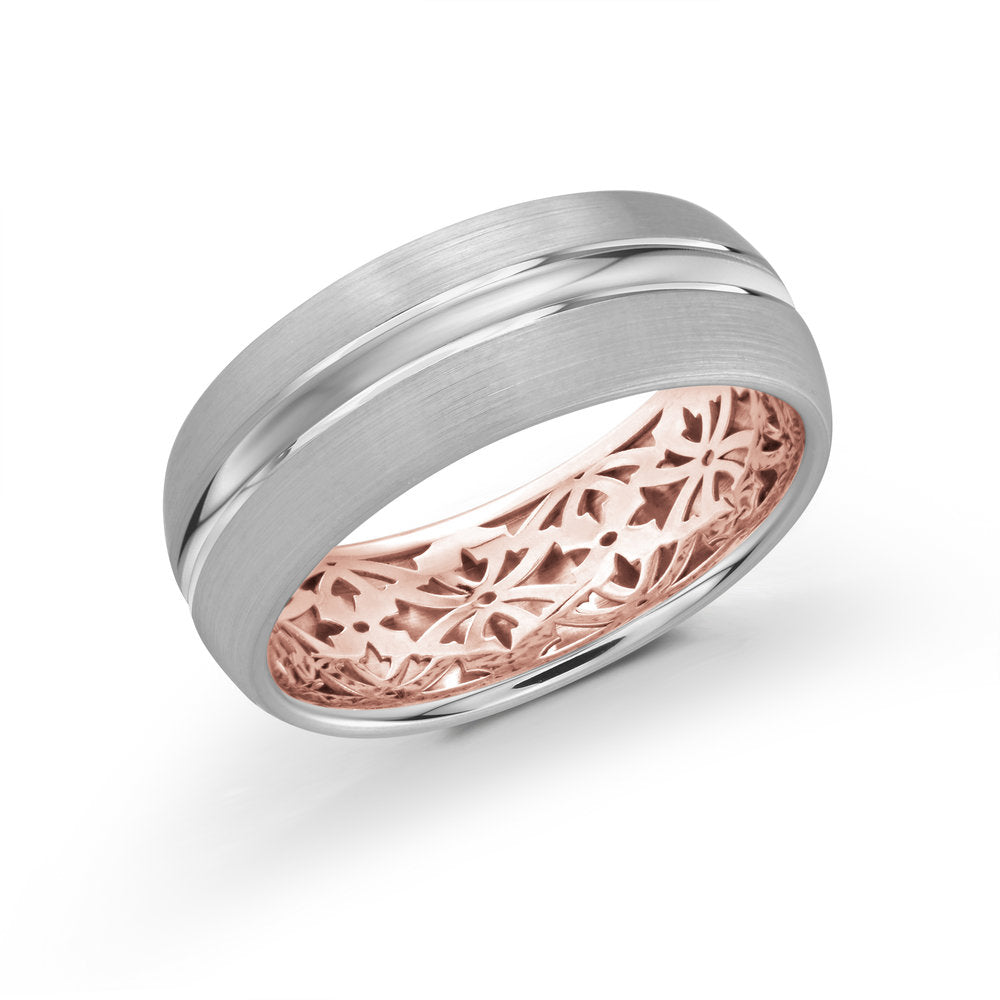 Mardini Precision - Fancy Carved 8MM Gold Ring