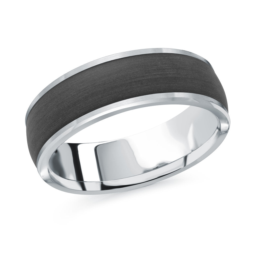 Mardini Noir - Satin Carbon Fiber and 14K Ring