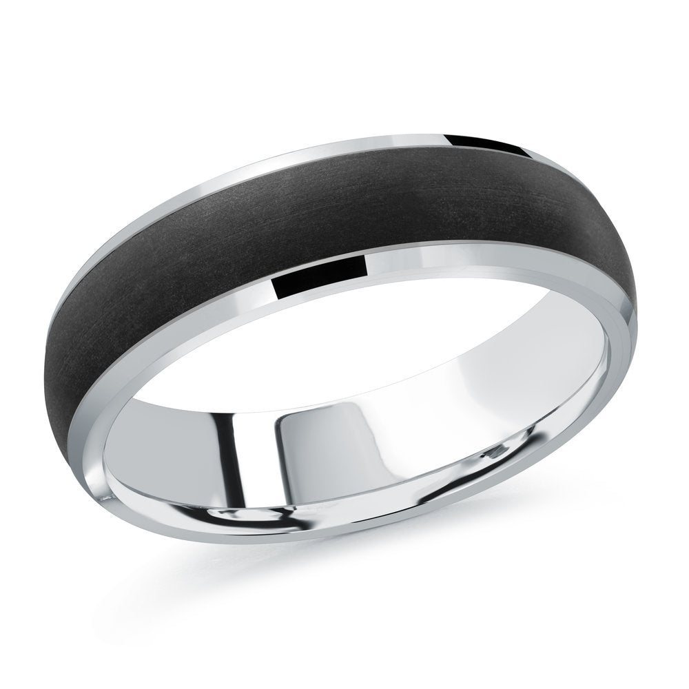 Mardini Noir - Satin Carbon Fiber and 14K Ring