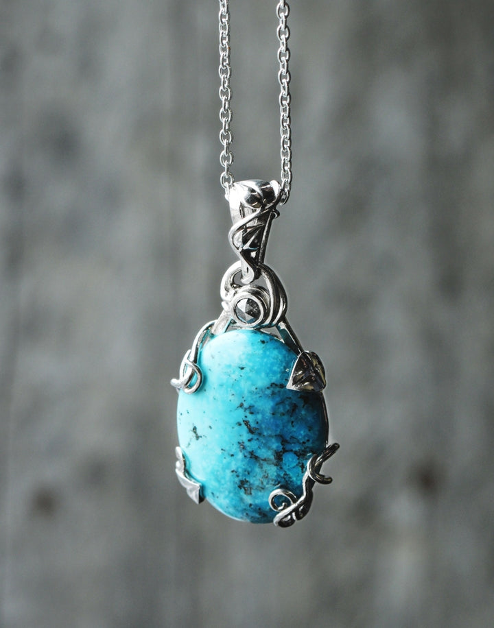 GNM Sterling Collection Turquoise Pendant