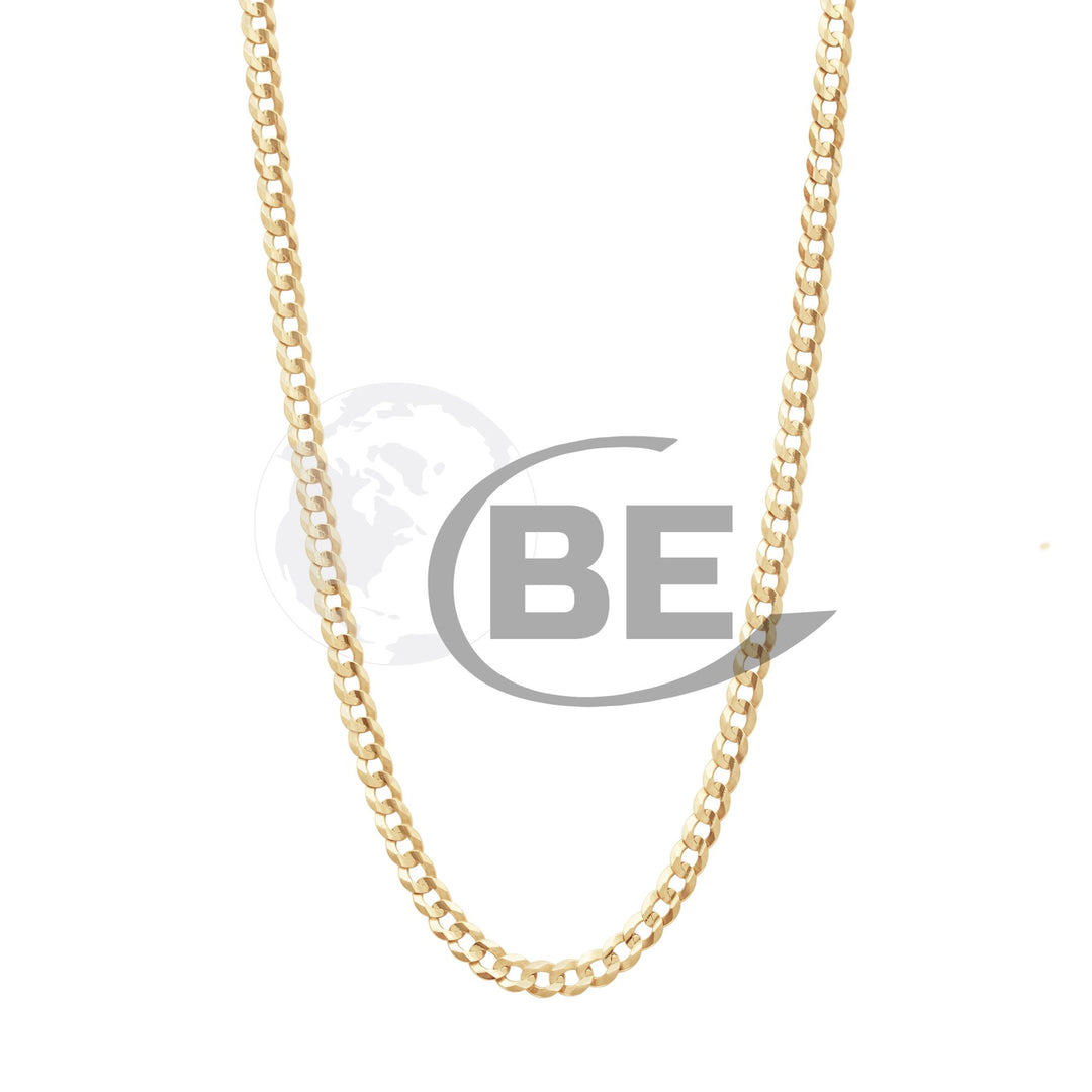 10 karat flat open link chain