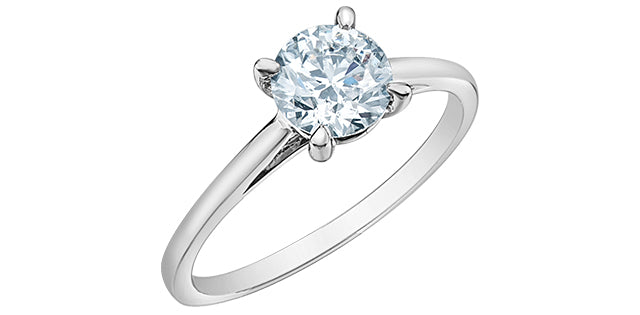 14K Lab Grown Diamond Engagement Ring, 1.01 TDW