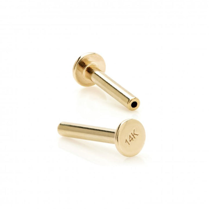 14K Single Stud Graduated Stone Earring