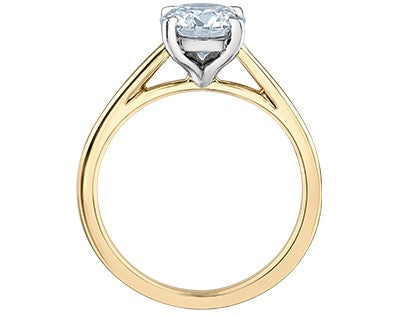 14K Lab Grown Diamond Engagement Ring, 1.00 TDW