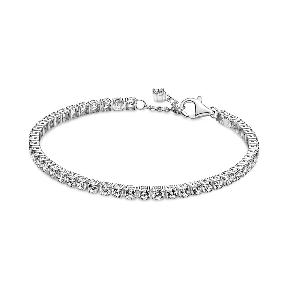 Pandora Sparkling Tennis Bracelet, 7.9"