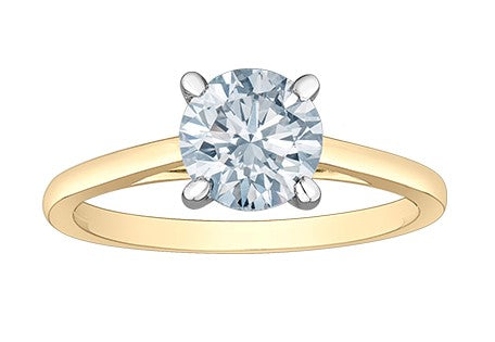 14K Lab Grown Diamond Engagement Ring, 1.00 TDW