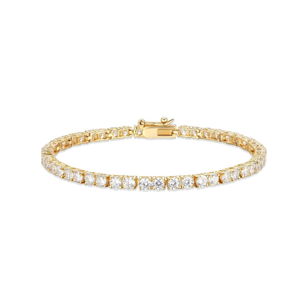 18K Gold Plated Tennis Bracelet