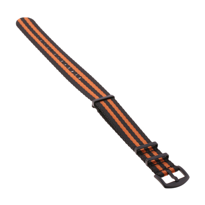 Seat belt nato strap black and