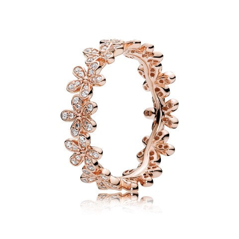 FINAL SALE - Pandora Dazzling Daisy Band Ring, 7