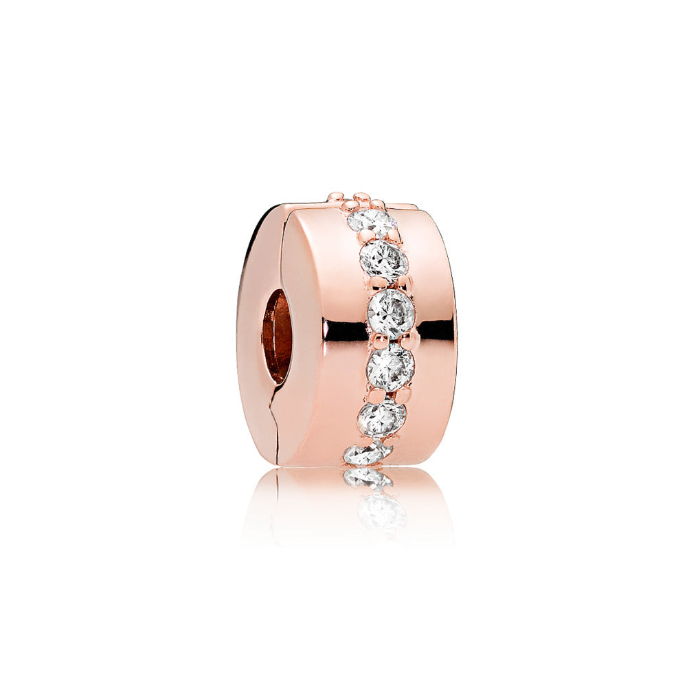 Pandora Moments Sparkling Row Clip Charm