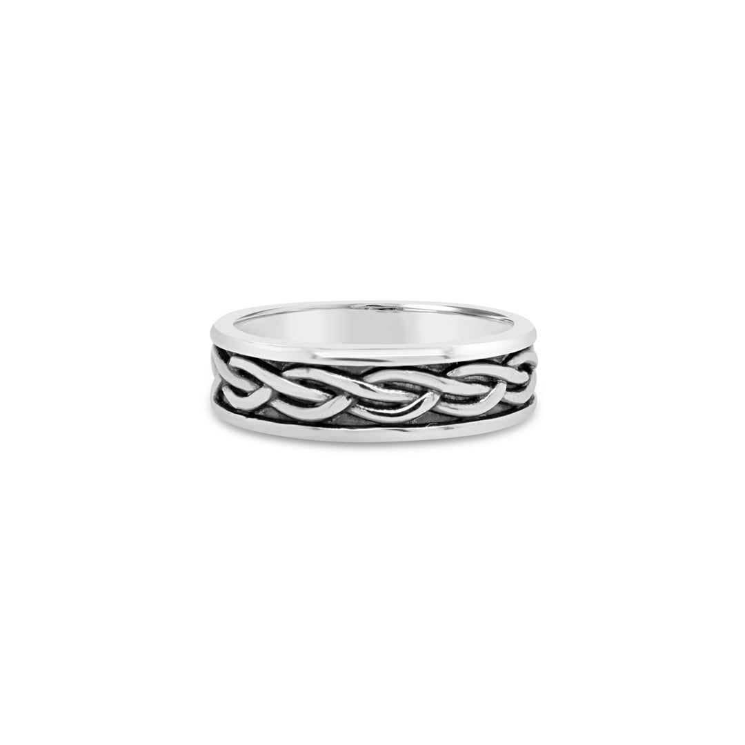 Sterling Silver Patterned band