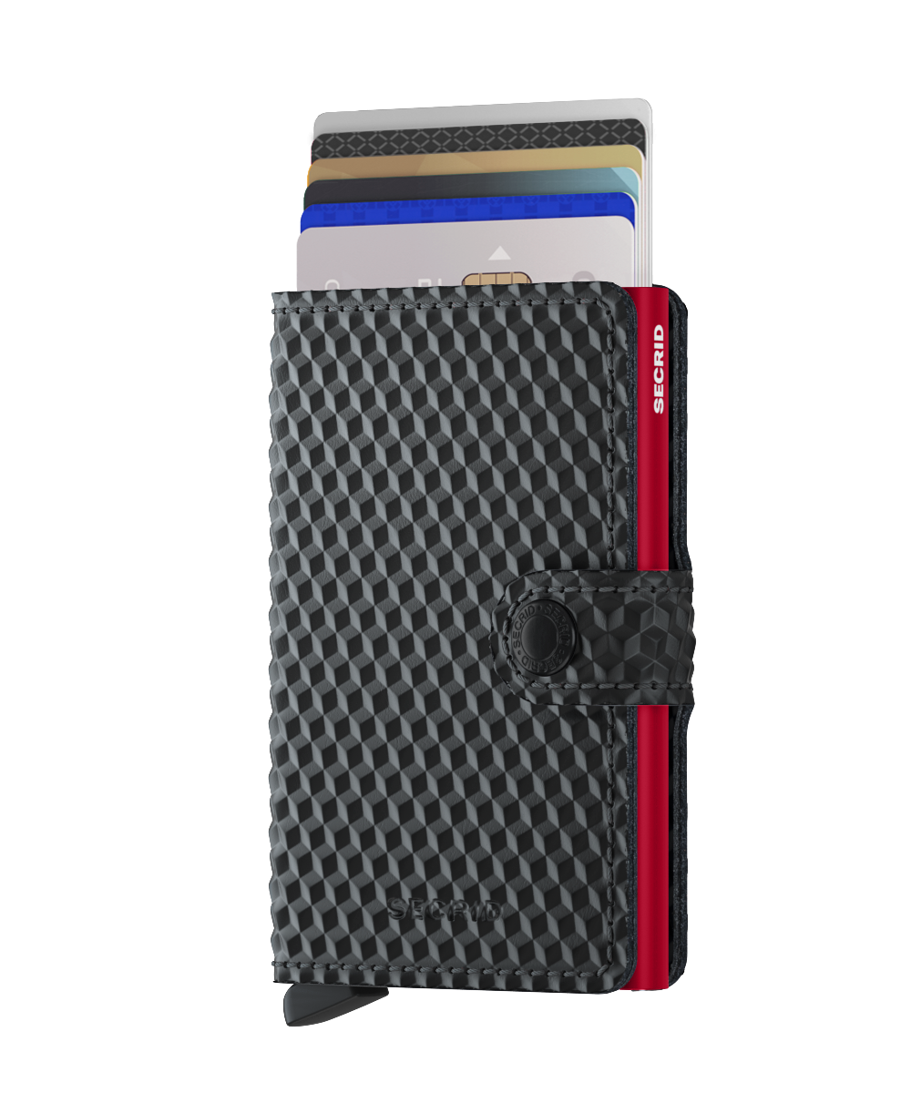 Secrid Slimwallet Cubic Black Red