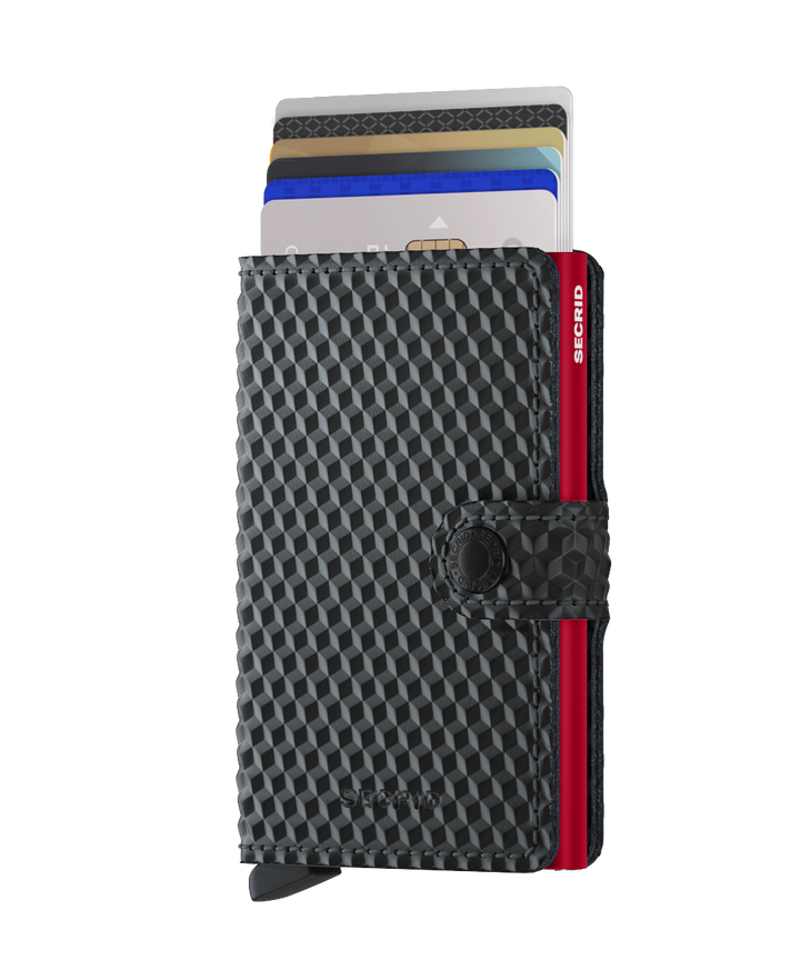 Secrid Slimwallet Cubic Black Red