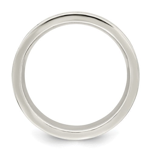 Sterling Silver 6MM Flat Band