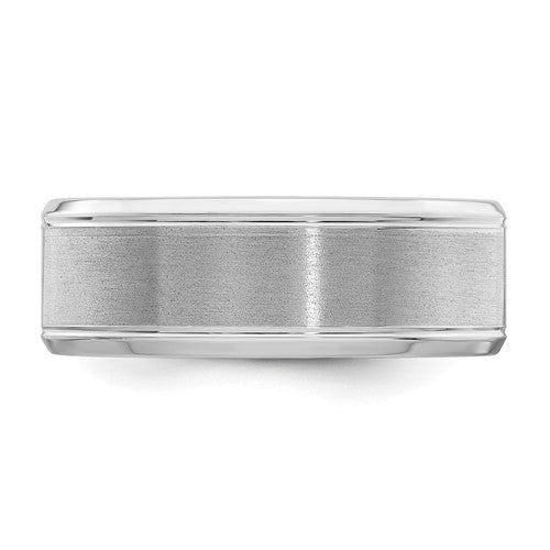 Sterling Silver 8MM Flat Band