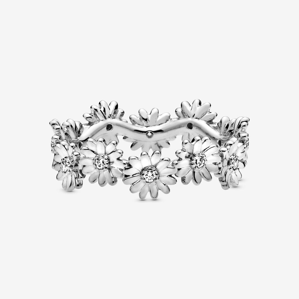 Sparkling Flower Crown Ring, size 7.5