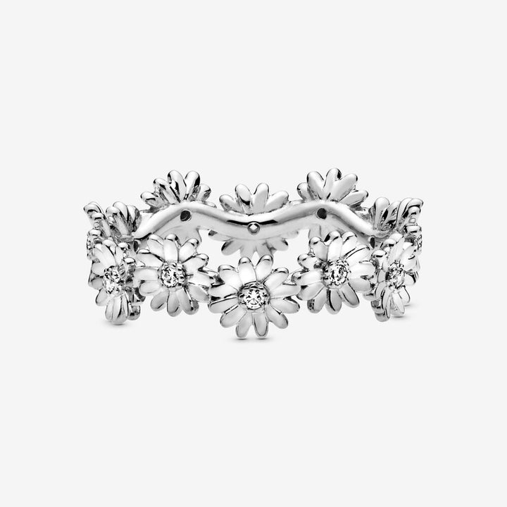 Sparkling Flower Crown Ring, size 7.5