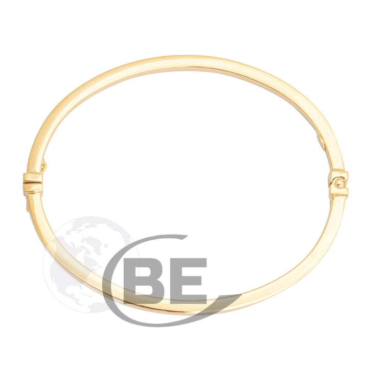 10k yellow gold oval shaped ho