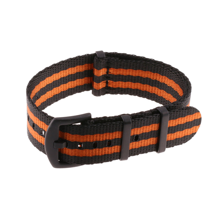 Seat belt nato strap black and